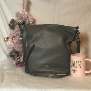GRAY COACH PURSE